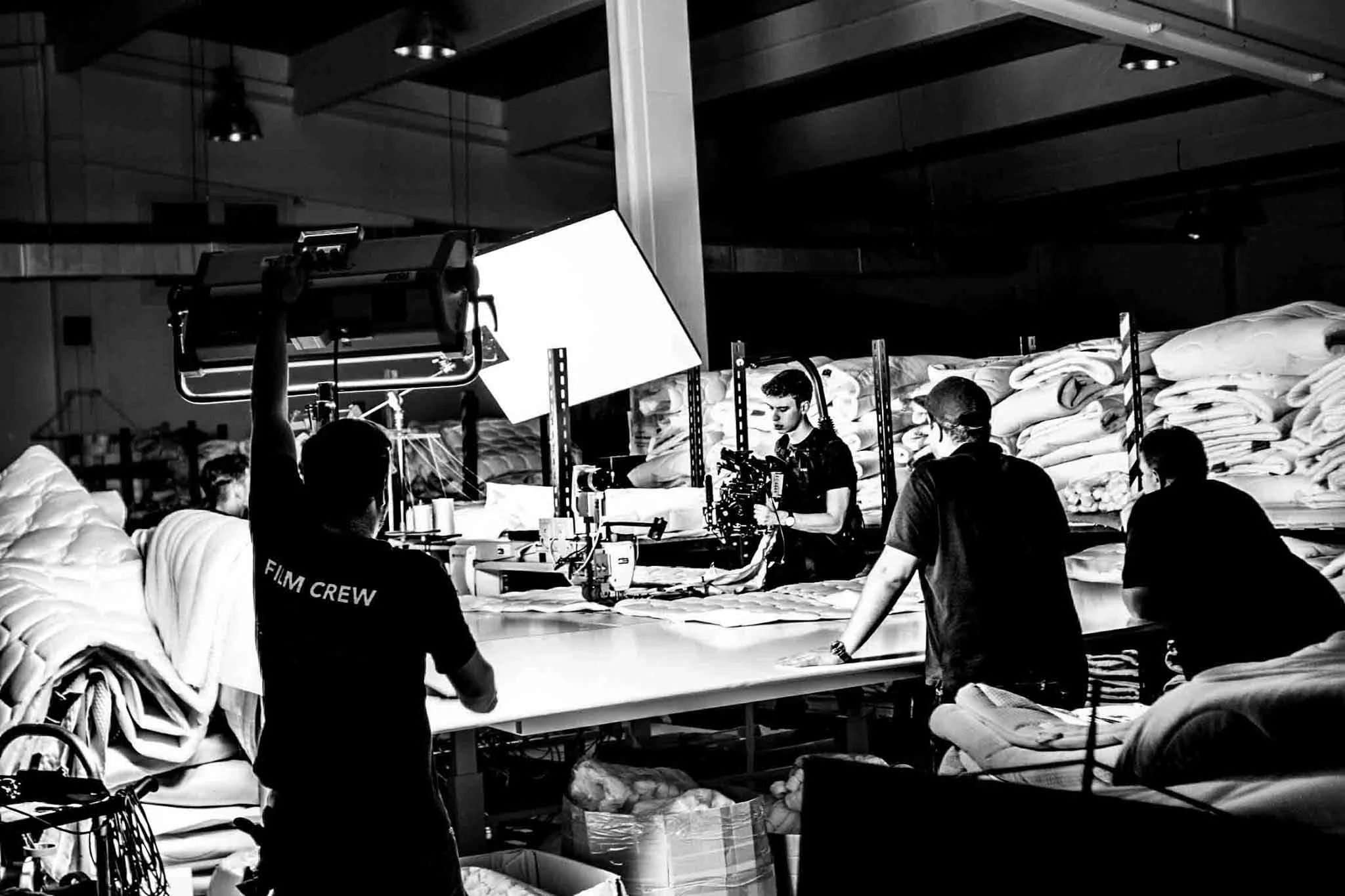 Produkce Dimension při natáčení videa